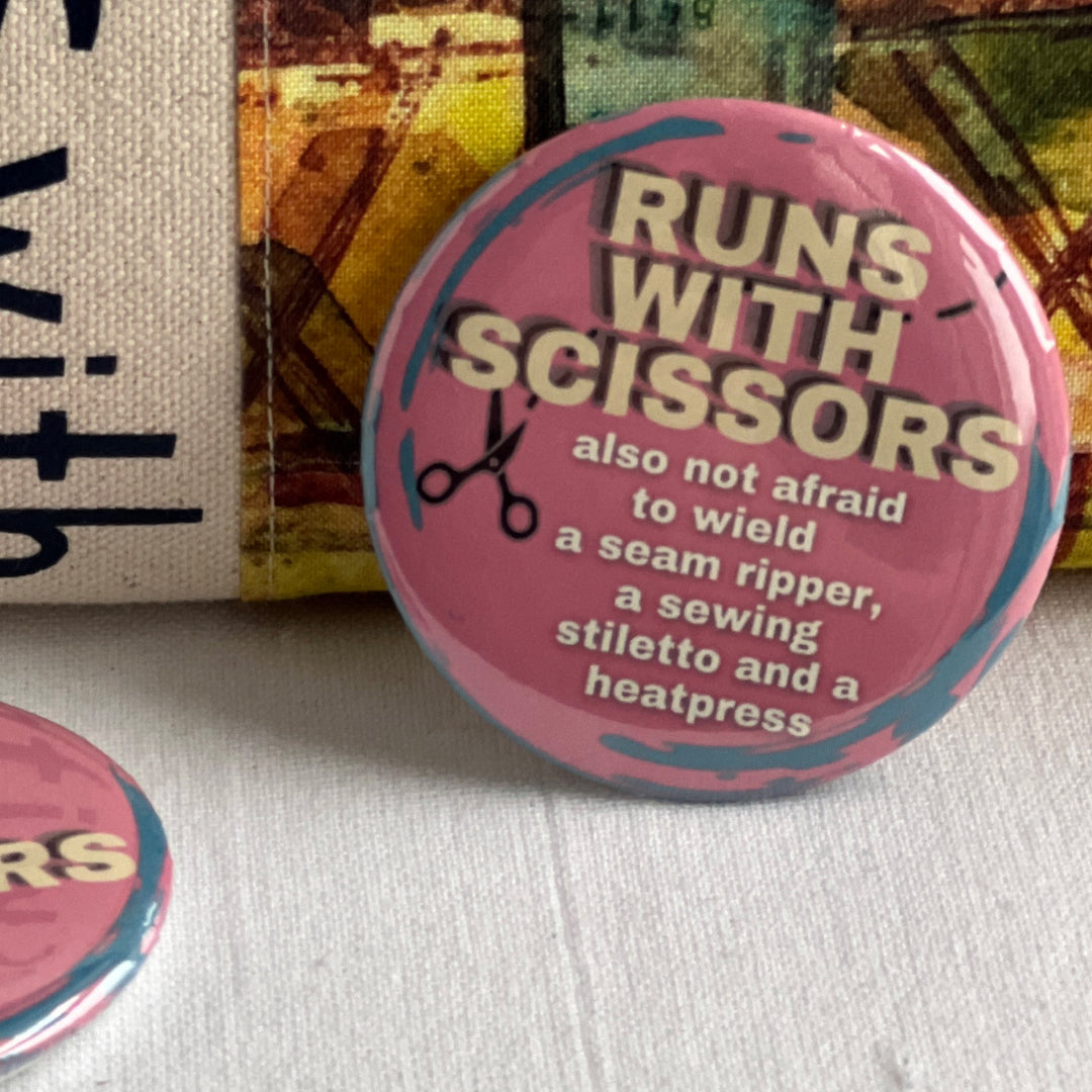 Pinback Buttons - Runs with Scissors