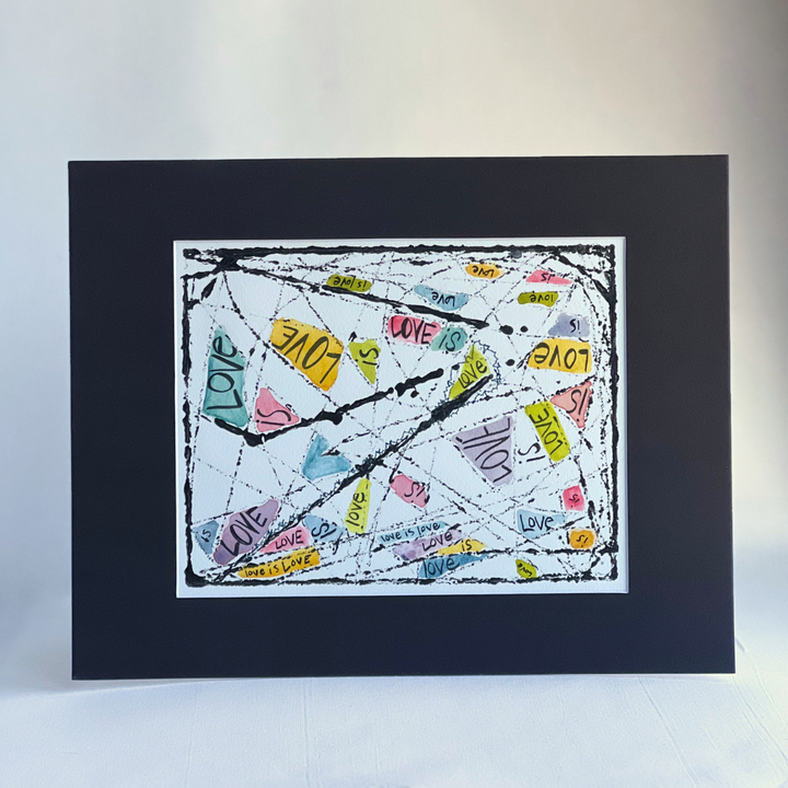 Broken Glass Watercolor Collection - love is love is love