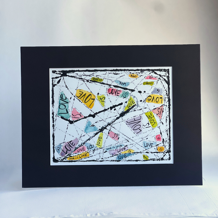 Broken Glass Watercolor Collection - love is love is love