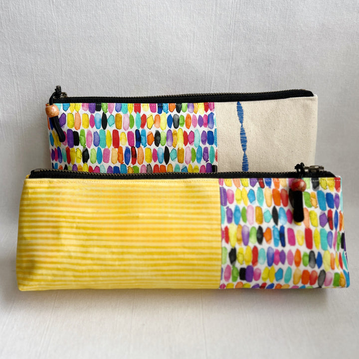 Zip Bag Pouch - Hold all Art Pens, Paintbrushes and Supplies