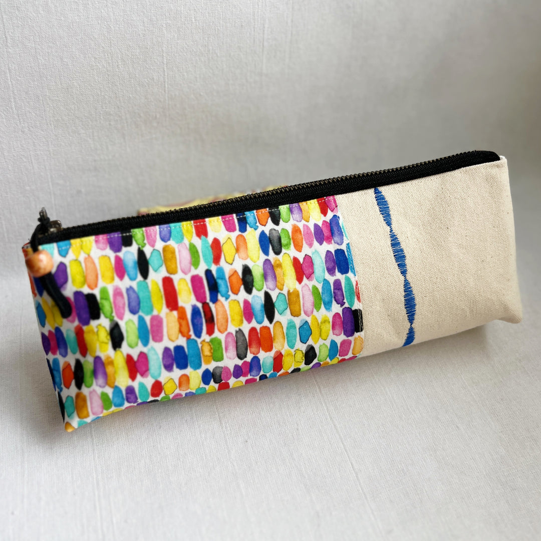 Zip Bag Pouch - Hold all Art Pens, Paintbrushes and Supplies