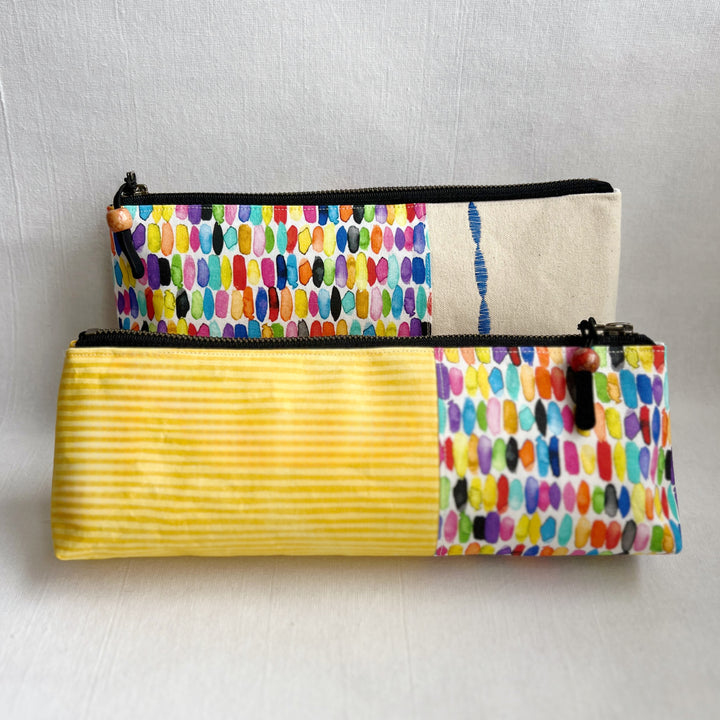 Zip Bag Pouch - Hold all Art Pens, Paintbrushes and Supplies