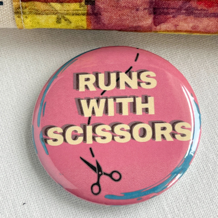 Pinback Buttons - Runs with Scissors