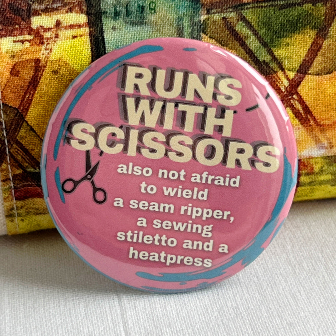 Pinback Buttons - Runs with Scissors