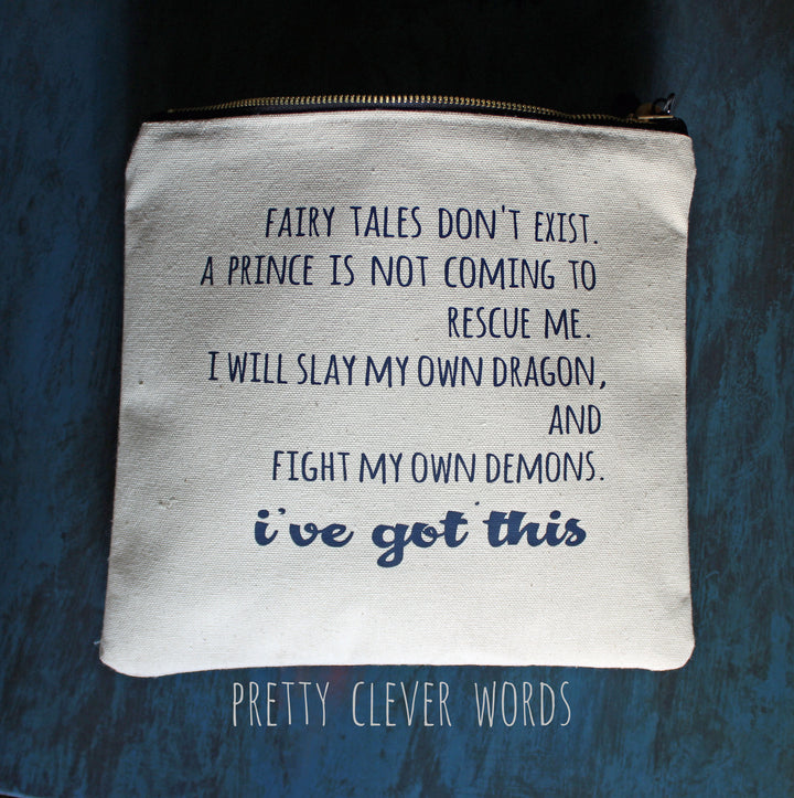 i've got this - zip money bag tote - Pretty Clever Words